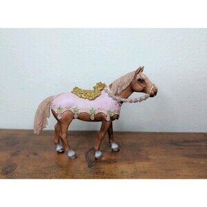 Schleich Bayala Elfen Surah Brown Horse Gold Saddle w/ Pink Reins - Princess